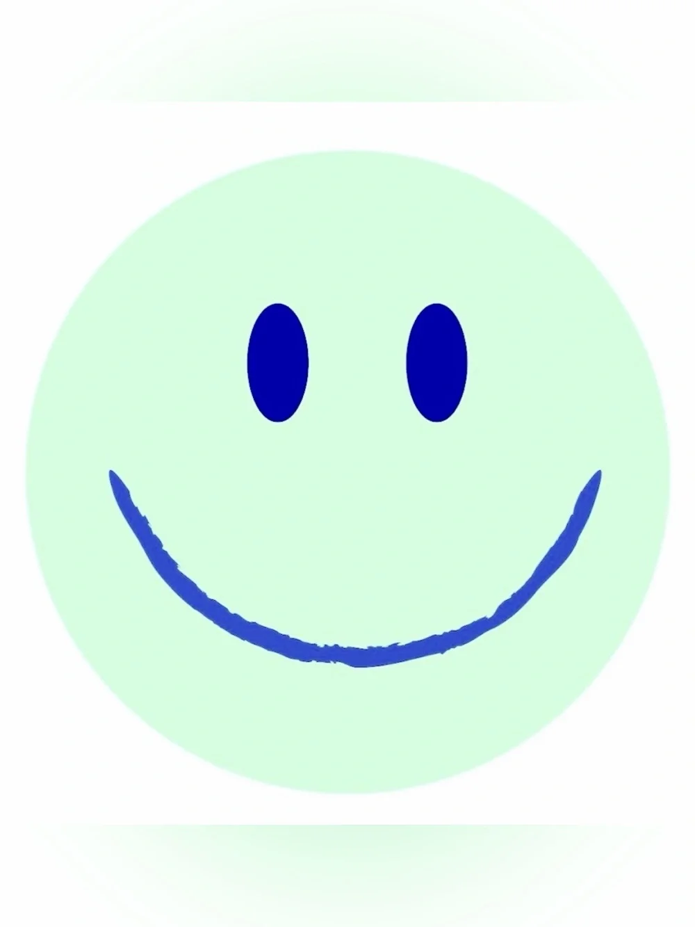50‎ STICKERS - 2” ROUND - SMILE